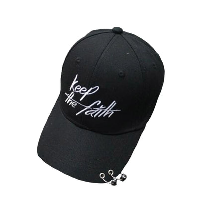 Femei Bărbați Hip Hop K-pop Șapcă de baseball tip snapback, culoare uni, cu inel, sport, dans, călătorii, iubitor de călătorii, șapcă pentru tată, șepci, îmbrăcăminte urbană, reglabilă