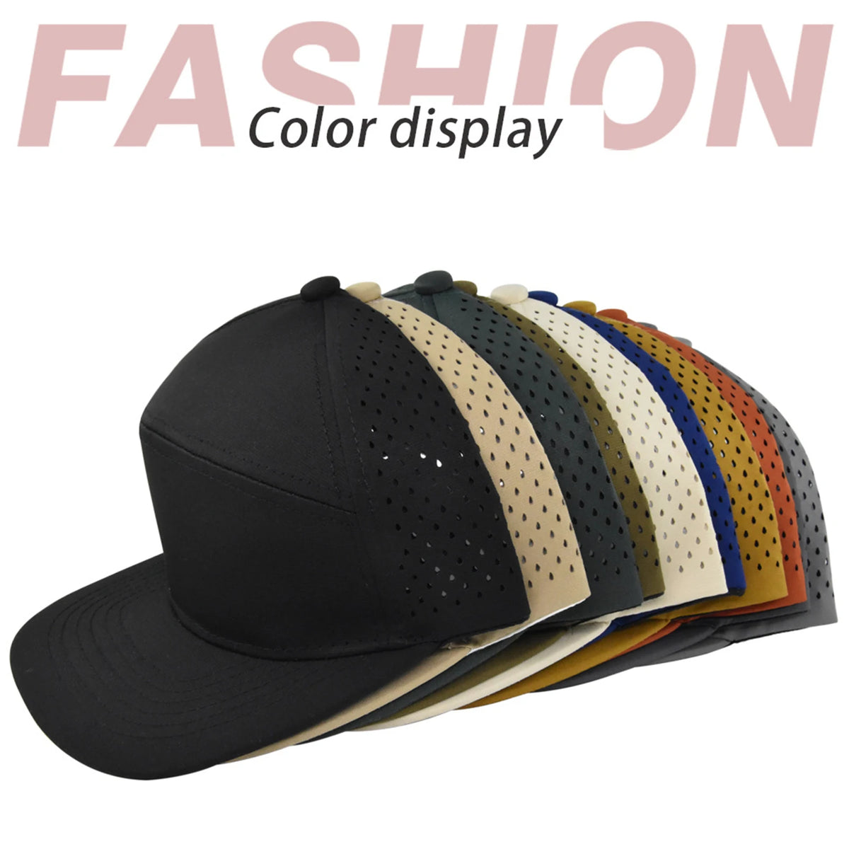 Breathable Summer Baseball Cap Fashion Sun Hat Sun Protection Sports Baseball Hat for Summer Beach Vacation