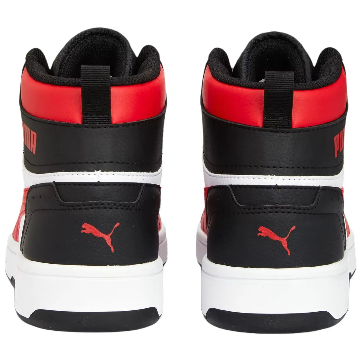 Baskets Puma Rebound Joy, confortables, polyvalentes, durables, offrant un bon maintien, mi-hautes, blanches, 374765-22
