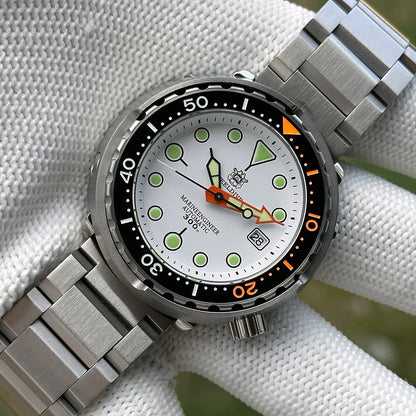 2025 Tuna Can Classic Watch For Men STEELDIVE SD1975C Super Luminous Ceramic Bezel 300M Waterproof NH35 Movement Dive Wristwatch
