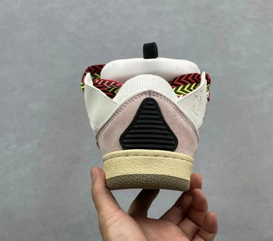 Men's and Women's Original Thick Soled Casual Sports Shoes LANVIN SPORT Fashion Casual Sneakers for Couples Skateboard Shoes