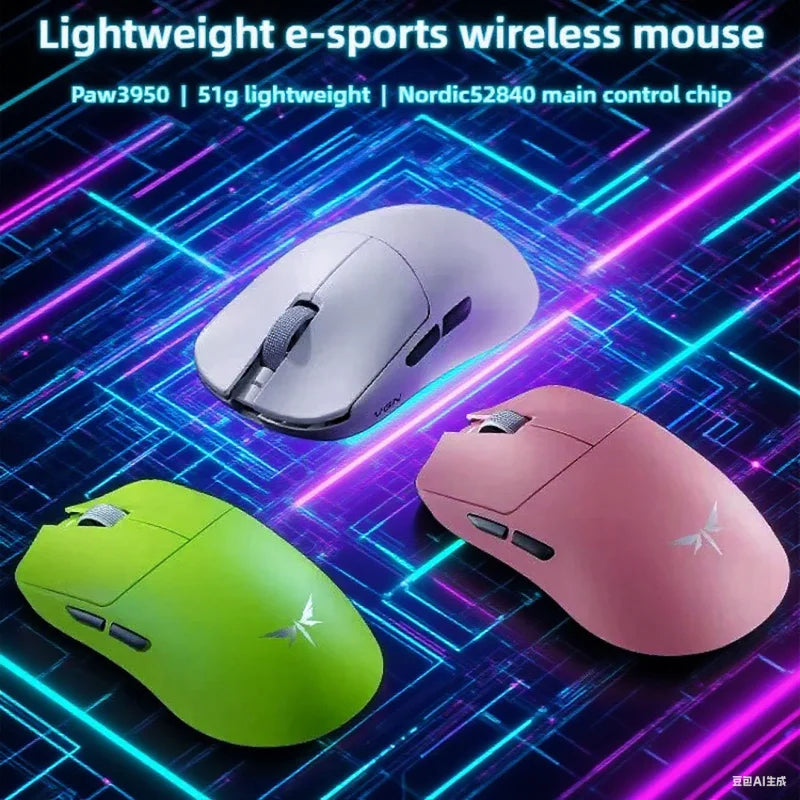 VGN Dragonfly F2 ProMax/Ultra e-sports gaming miš 42000DPI 0.125ms za Csgo latenciju, žični/bežični Dual 8K, 3 načina rada, PAW3395/3950