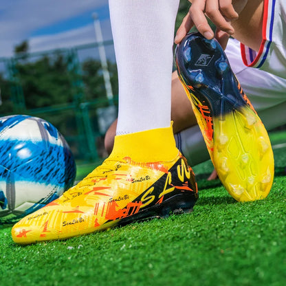 Brand Fashion Football Sneakers for Men Women Professional Field Boot Big Size 46 Long Spikes Soccer Cleats Men botas de futbol