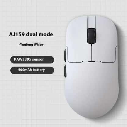 AJAZZ AJ159 APEX Wireless Gaming Mouse, Tri-Mode 8K Gaming Mouse with PAW3950 Sensor, Ultra-Lightweight Low Latency Rechargeable Gaming Mouse with Charging Dock