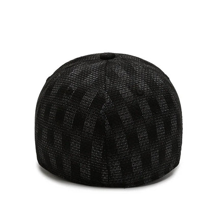 Elastyczne czapki z daszkiem dla mężczyzn i kobiet, dopasowane, z elastycznym paskiem, w stylu hip-hopowym, z daszkiem, baseballowe typu snapback, w kratę, jednolite, Era