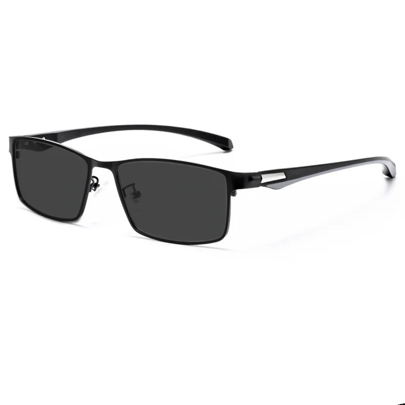LOERHUNAR Brand Design for Men's Retro Business Myopia Sunglasses with Diopter 0 -0.75 -1.0  -1.5 -1.75 -2.0 -2.5 -3.0 to -6.0
