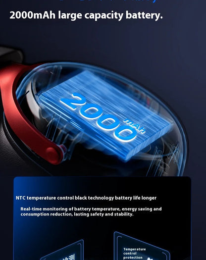 MCHOSE V9 Pro Wireless Bluetooth Headset with Tri-Mode Mic Noise Reduction Dynamic Sound And Low Delay Office And Gaming Gifts