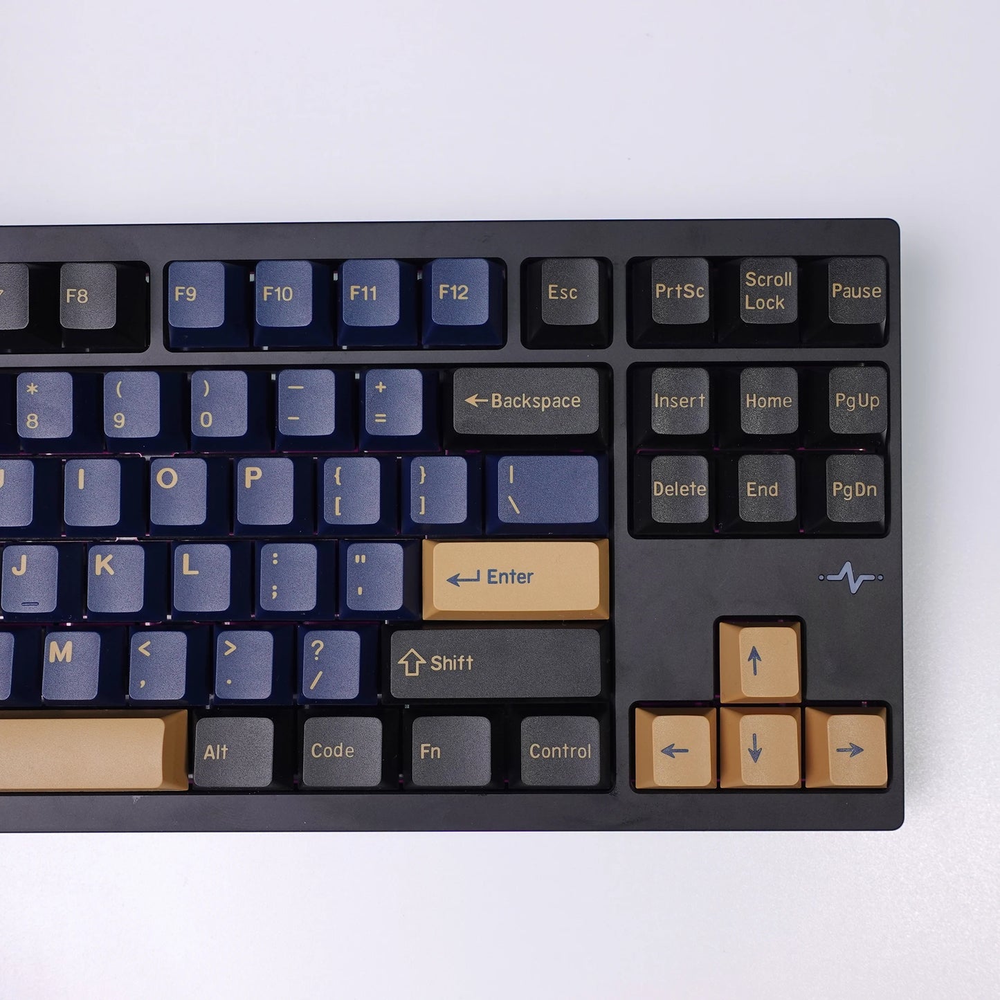 KBDiy 174 Keys GMK Blue Samurai Keycaps for Mechanical Keyboard  PBT Cherry Profile GMK Keycap Double Shot for Aula F75 F87 F99