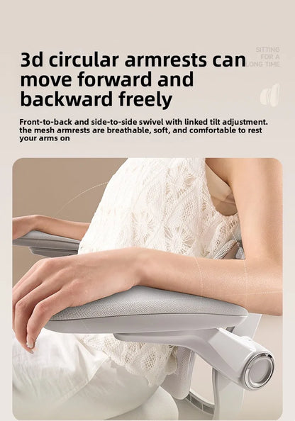 Stable Durable Ergonomic chair Floating wing waist support Computer chair Office chair Back chair Household e-sports chair