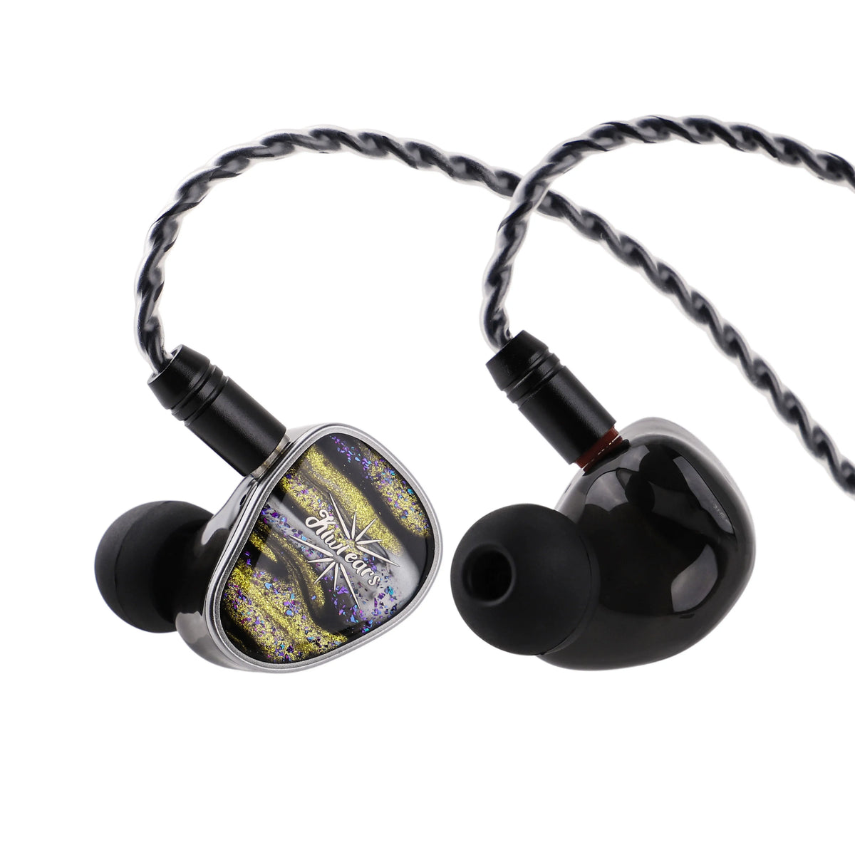 Linsoul Kiwi Ears Étude HiFi IEM Earphones Beryllium DD + 3BA Hybrid Wired Earbuds with KVT Vibration Transducer Precision Tuning