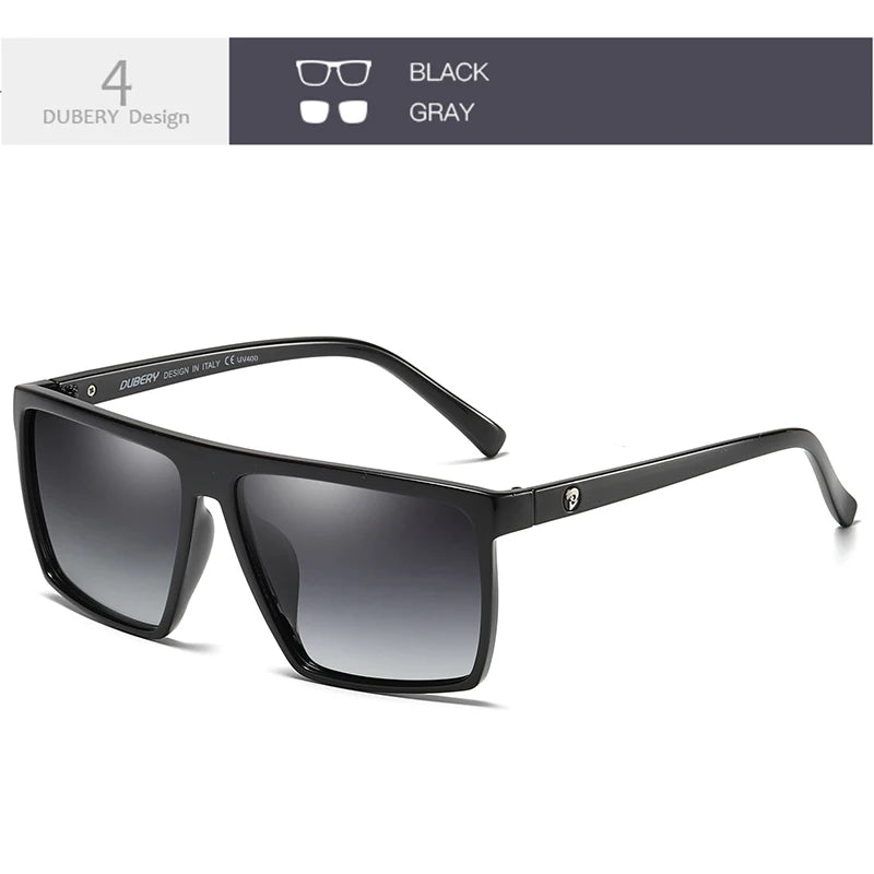 DUBERY Polarized UV400 Protection Sunglasses For Men And Women 8 Colors Model 369
