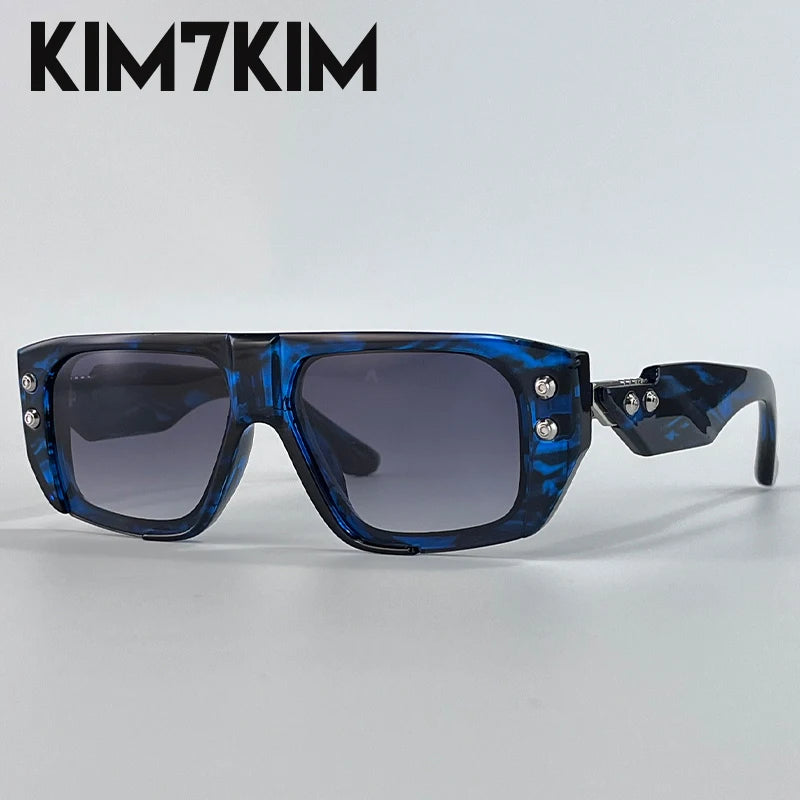 Steampunk Square Polarized Sunglasses Men Big 2026 Luxury Brand Punk UV400 Driving Sun Glasses Fashion Eyewear For Male Shades