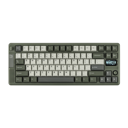 EPOMAKER RT85 75% ANSI US Layout Creamy Gasket Wired/BT/2.4Ghz Wireless Mechanical Keyboard with Joystick & DIY Screen 8000mAh