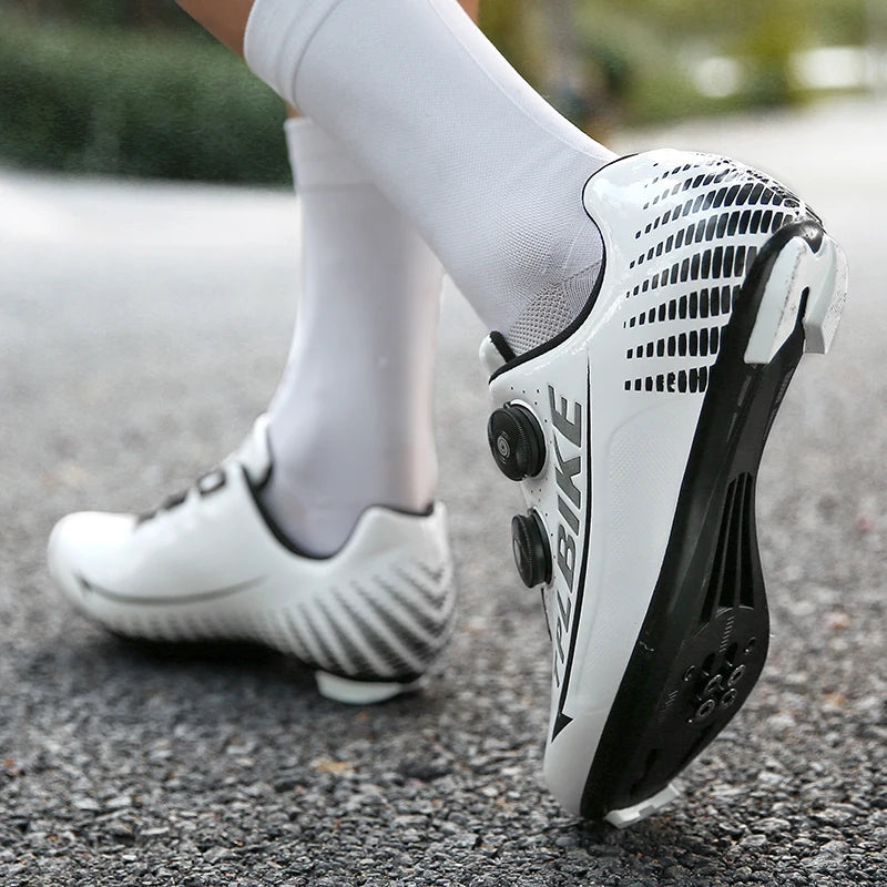 New Men's and Women's Bicycle Shoes,Outdoor Cycling Shoes,Three Functional Soles,Professional Training Shoes
