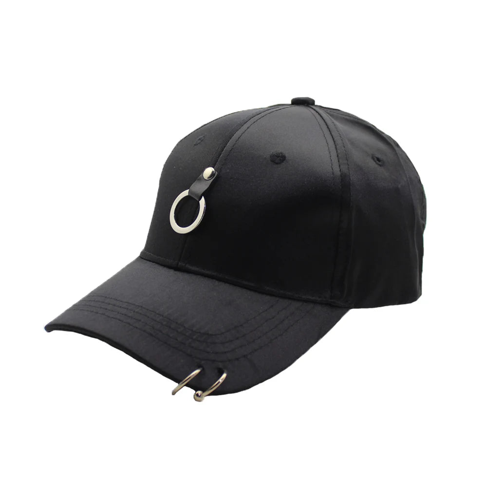Femei Bărbați Hip Hop K-pop Șapcă de baseball tip snapback, culoare uni, cu inel, sport, dans, călătorii, iubitor de călătorii, șapcă pentru tată, șepci, îmbrăcăminte urbană, reglabilă