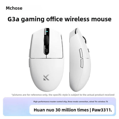 MCHOSE G3 V2 PRO Wireless Mouse Bluetooth Tri-Mode Ergonomic Gaming Mouse Lightweight Office Mouse for Laptop & PC
