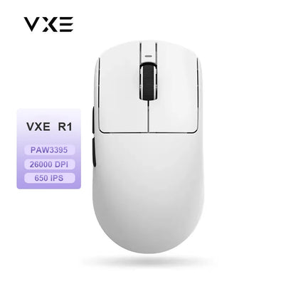 ATK VXE Dragonfly R1 Pro MAX Wireless Gaming Mouse, PAW3395 Esports Mouse, 26K DPI Rechargeable Lightweight FPS Gaming Mouse
