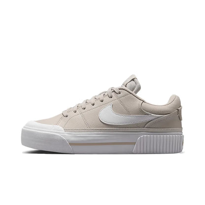 Nike Court Legacy Lit Leather Comfort Slip-Resistant Cushioning Durable Low-Top Tennis Shoe Women's DM7590-100