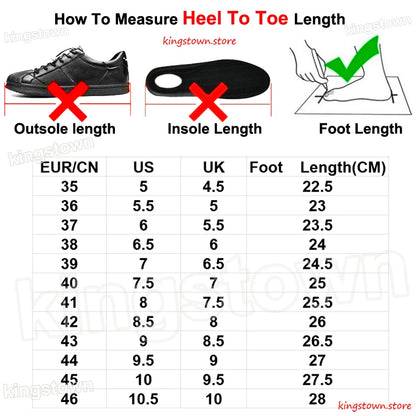 Chunky Sneakers Men  Elevator Lift Height Increase  Insole 6cm  Sports Plus Size 37-46