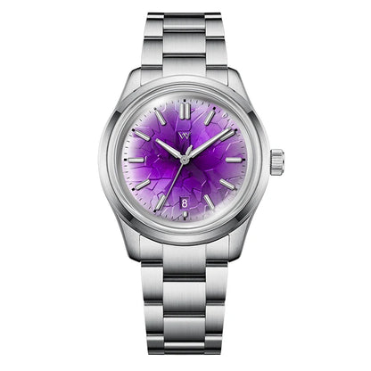 WM Watch Automatic Mechanical Men Watches NH35 Sapphire Glacier Collection 100M Water Resistant Man Welly Merck Watch WM226