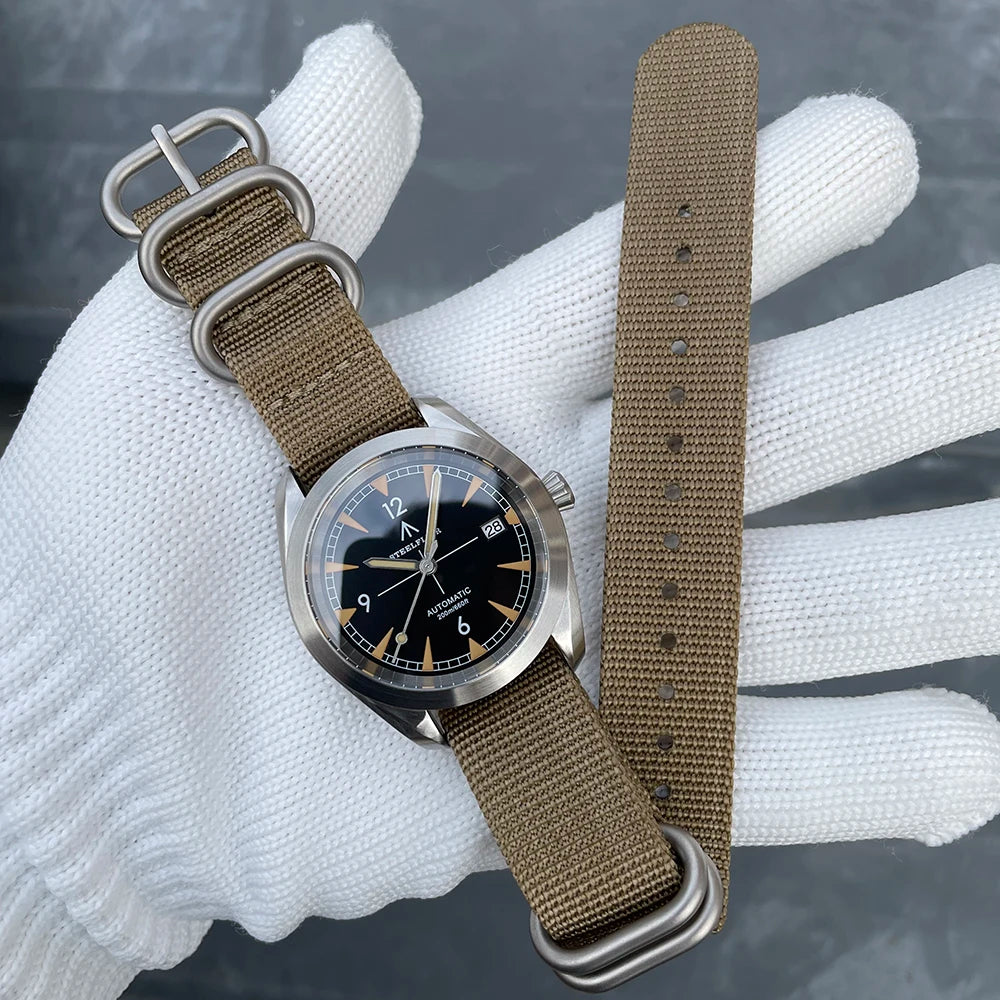 STEELFLIER Official SF751 Luxury Fashion Mechanical Wristwatch NH35 Movement Super Luminous 20Bar Waterproof Classic Dive Watch