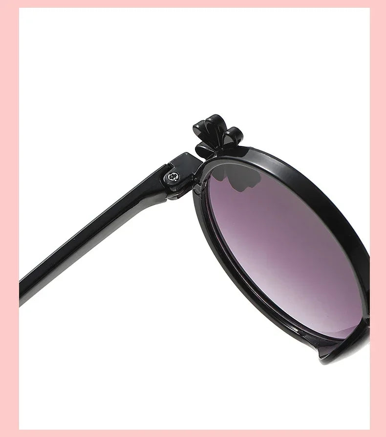 New Children's Glasses Floret Anti-ultraviolet Fashion Children's Sunglasses Outdoor Shading Travel Children's Mirror Eyewear