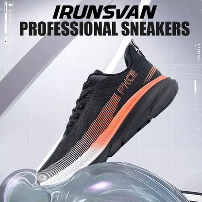 IRUNSVAN 2026 Original Air Cushion Running Shoes Fitness Jump Exercise Breathable Sports Shoes Men's Walking Shoes