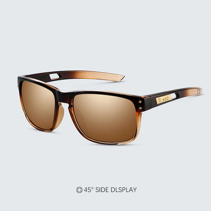 Men's Sunglasses New Arrival Square Polarized Sunglasses Goggles Sun Glasses TR90  With UV Protection