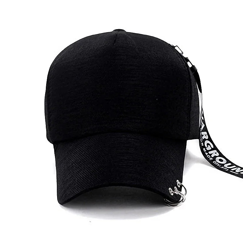 Classic Brim Design Metal Personalized Baseball Cap, Lightweight and Breathable Style! Four Colors To Choose From