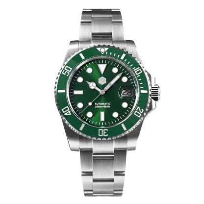 San Martin New 40mm Water Ghost Diver Watch Men Luxury NH35 PT5000 Automatic Mechanical Watch Sapphire Waterproof 200m SN0017