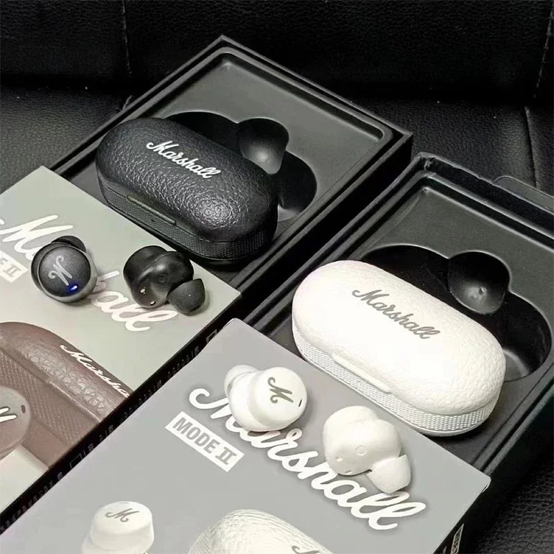 Marshall Motif II ANC True Wireless Earbuds Bluetooth 5.2 Noise Cancelling Headphones with Mic