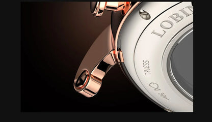 Luxury Brand Switzerland LOBINNI Ewiger Kalender Automatische mechanische Herrenuhr Saphirglas Multifunktionsuhr L13019-8
