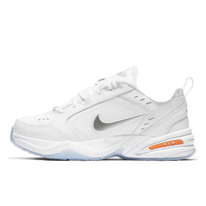 Nike Air Monarch 4 Snow Day Cowhide Leather Casual Cushioned, Slip-Resistant, Durable Low-Top Dad Shoes Unisex Style AV6676-100