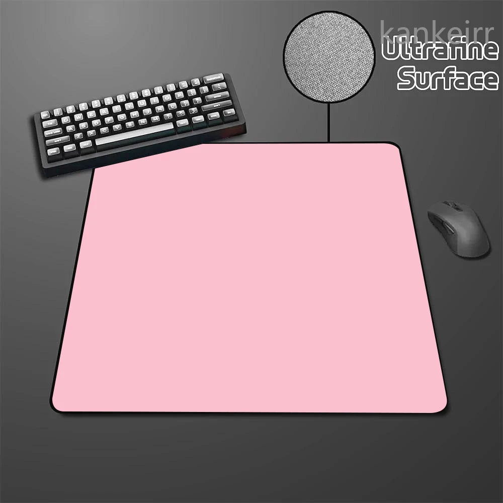 Tappetino mouse Black Speed a tinta unita, altamente elastico, con base antiscivolo, tappetino gaming premium per e-sport, superficie ultrafine, deskmat
