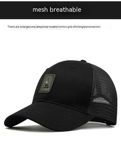 Big Head Man Plus Size Baseball Cap Summer Cotton Mesh Trucker Hat 3d Large Size Snapback 56-60cm 60-68cm OVERSIZE