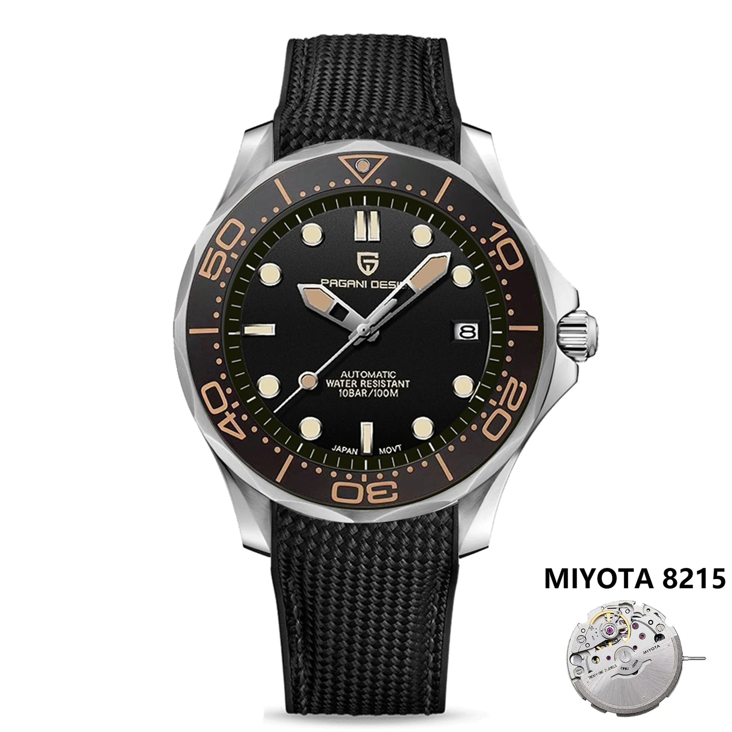 2025 New PAGANI DESIGN Men's Watches Luxury Automatic Watch For Men NH35A Mechanical Wrist watch Men AR Sapphire crystal Clock
