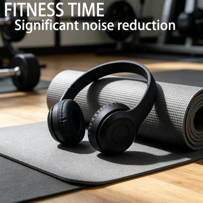 High Fidelity Bluetooth Wireless Headset Over Ear Headphones with HD Mic, Premium Bluetooth Wireless Headset for Clear Stereo Sound, Sports & Daily Use