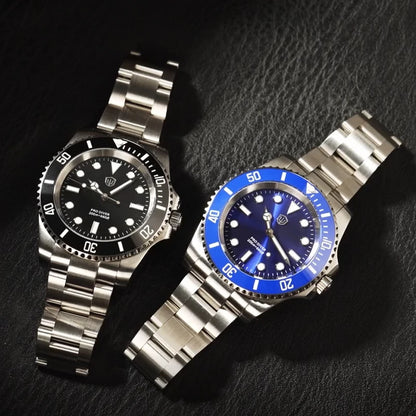 Watchdives WD1680Q V2 VH31 Sweep Quartz Movement Watch Luxury Top Brand Sapphire Stainless Steel 20Bar Waterproof Men Watches