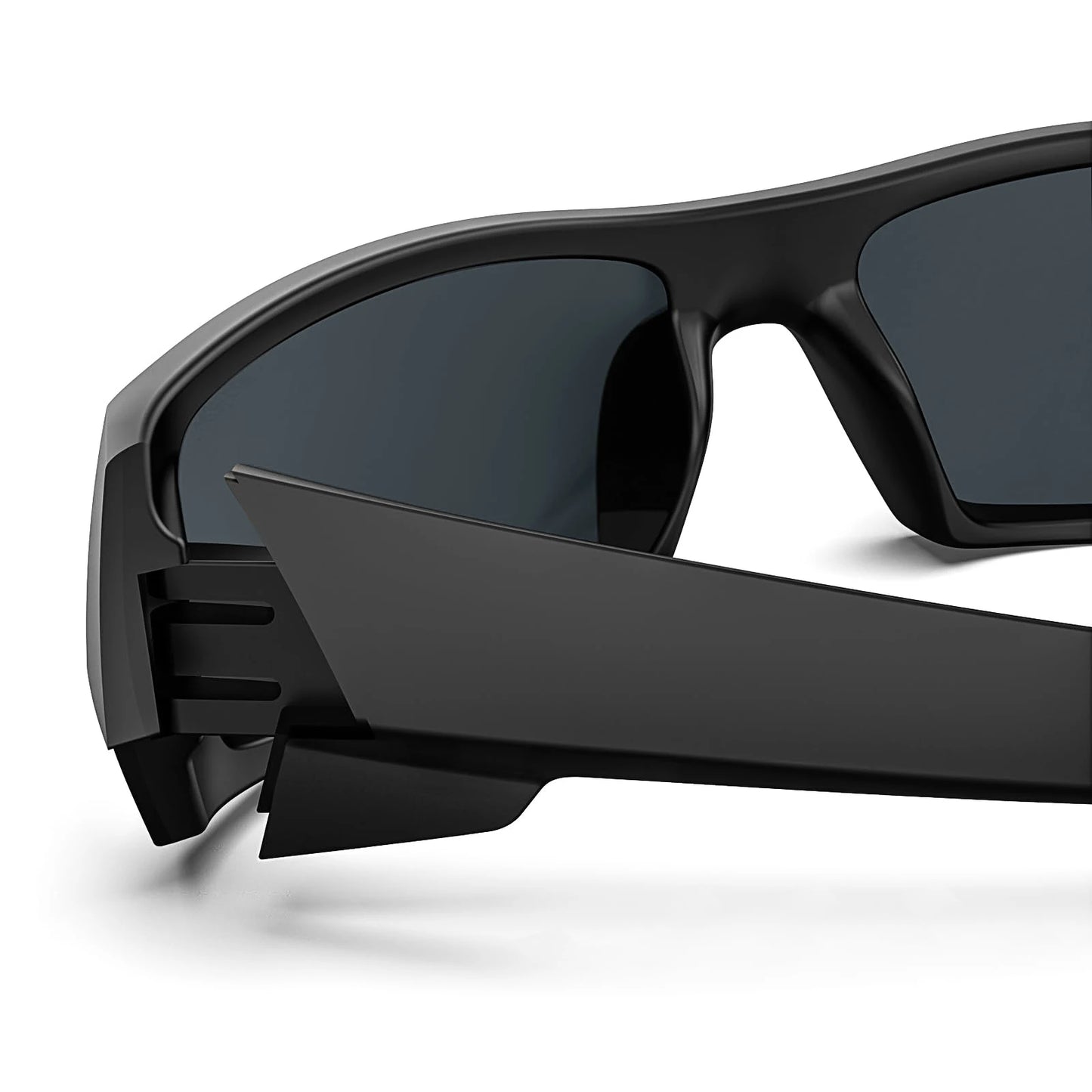 MAXJULI Z87 Polarized Sunglasses Men Wrap Around Sport Driving UV400 Retro Vintage Shield Safety Glasses 8231