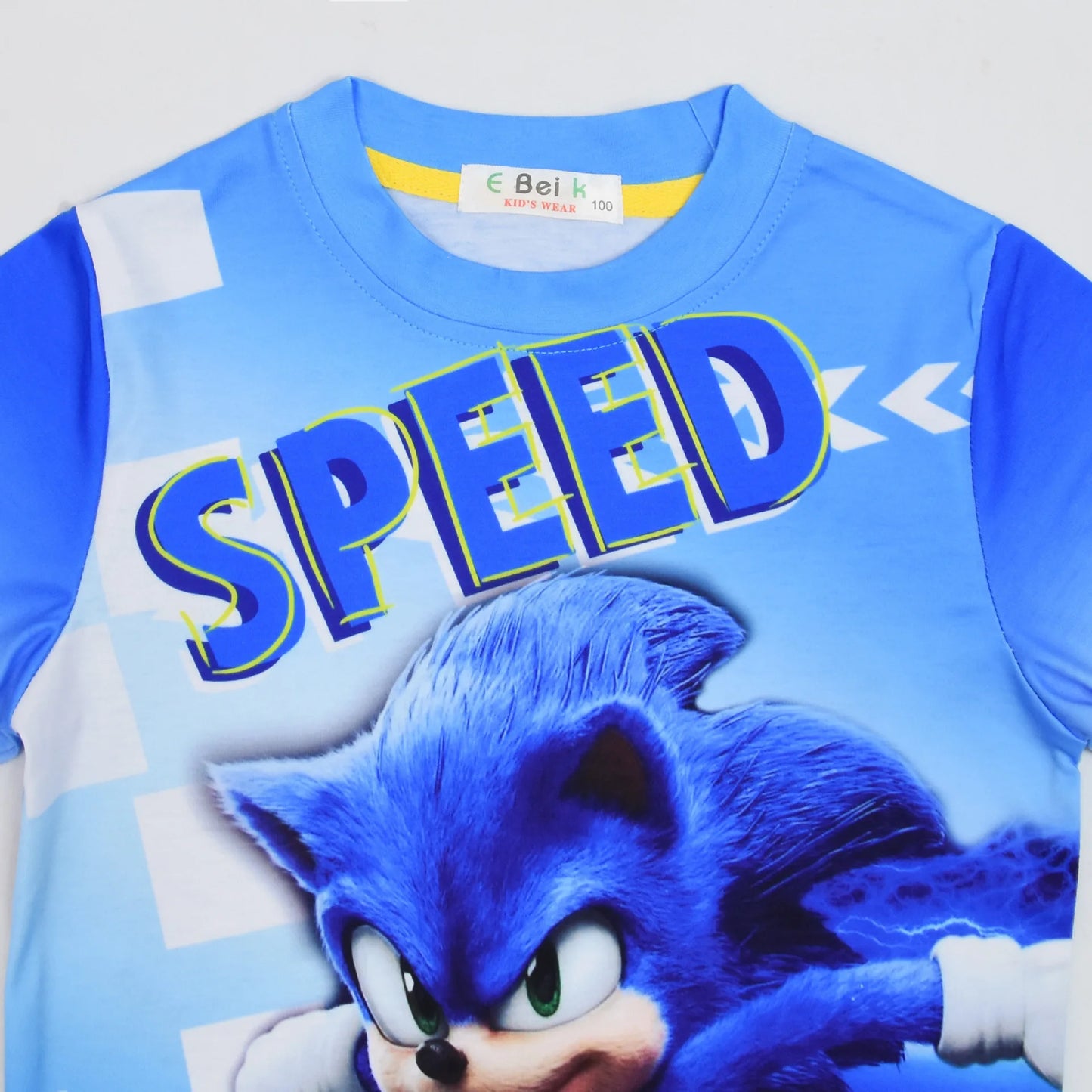 Sonic New Spring Autumn Children's Pajamas Boys and Girls Cartoon Long Sleeve Clothes Toddler Cotton Pajama Set Hedgehog Gift