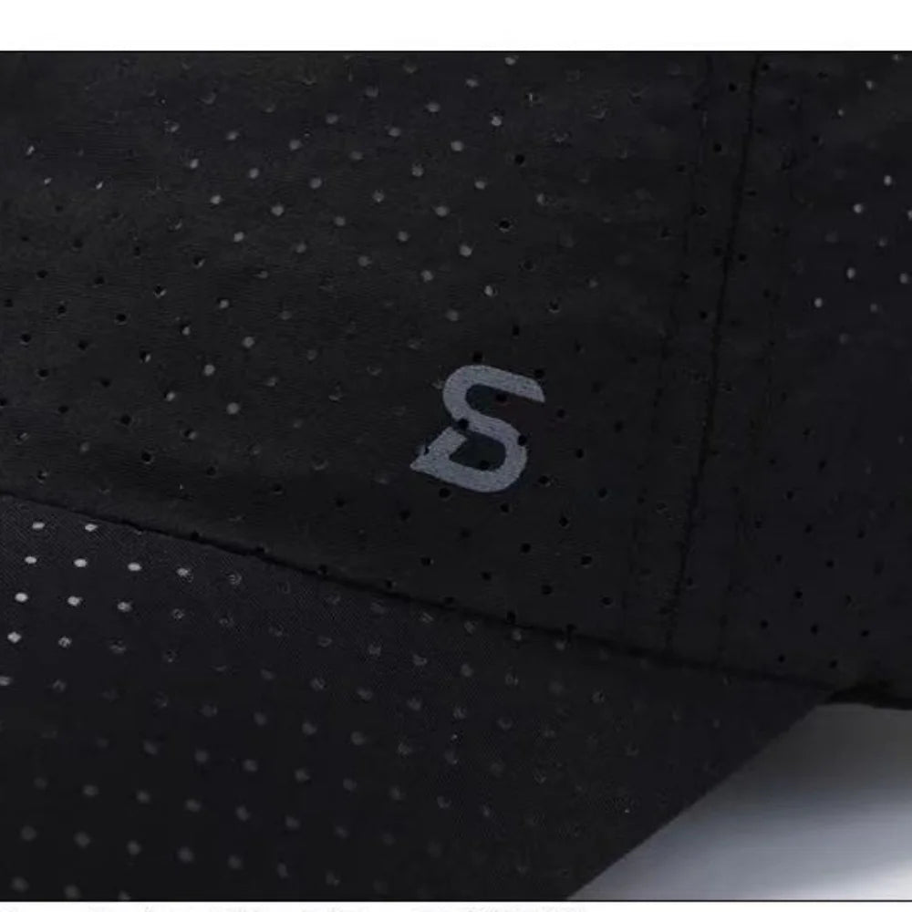Solid Running Cap Thin Quick Drying Breathable Duck Tongue Outdoor Men's woman Sun Summer Fishing Avisor Baseball Cap