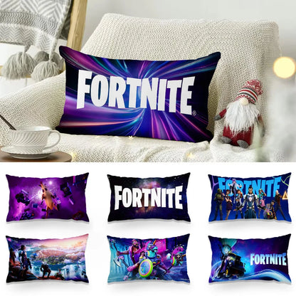 Game Fortnites Luxury Double-sided Printing Rectangle Pillow Case Bedside Pillowcase Sofa Cushion Cover Room Home Decoration