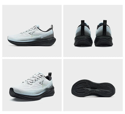 Xtep Running Shoes For Men 2025 Winter Trendy Shock Absorption Cushioning Non-Slip Comfortable Lace Up Sneakers 875419110045