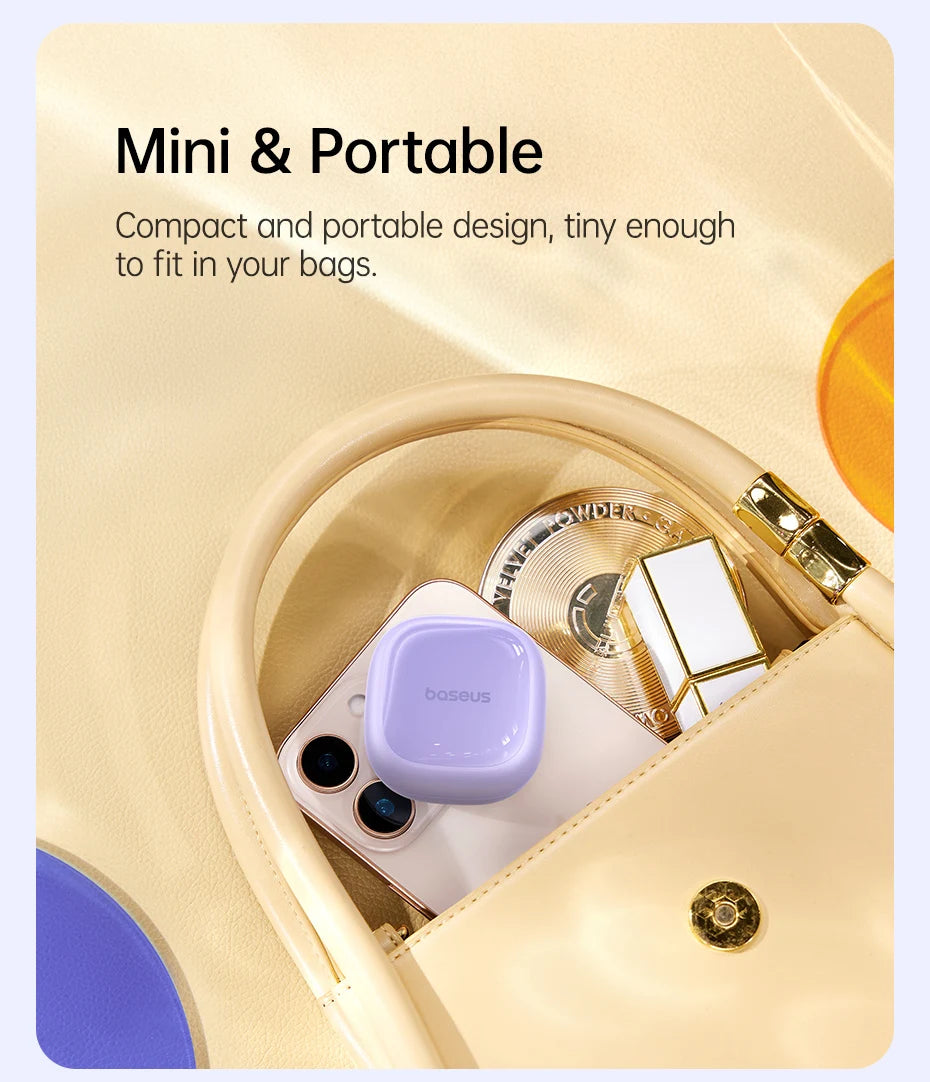 Baseus Bass BD1 Wireless Bluetooth 5.4 Earbuds – Mini Bean TWS Earphones, 35H Playtime, IP55 Waterproof Sports Headphones with Deep Bass & Low Latency