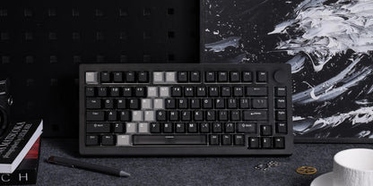 Teclado Magnético Akko 5075 V3 HE 75% — Teclado Mecânico Gaming Personalizado, Rapid Trigger 0.005mm, Taxa de Polling 8K, ARGB