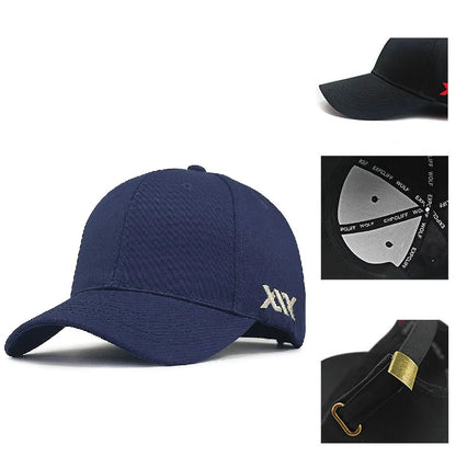 Big Head Man Plus Size Baseball Cap Summer Cotton Mesh Trucker Hat 3d Large Size Snapback 56-60cm 60-68cm OVERSIZE