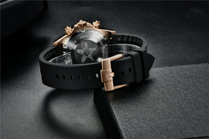 PAGANI DESIGN V2 40MM Quadrante meteorite Orologio da uomo al quarzo Cronografo retro in zaffiro Orologio impermeabile da uomo Reloj0 hombr