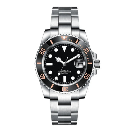 Custom watches Luxury Sapphire MIYOTA/NH35 Automatic Wristwatch Mechanical Mens Watch Sterile Dial Ceramic 10Bar Lume Male Clock