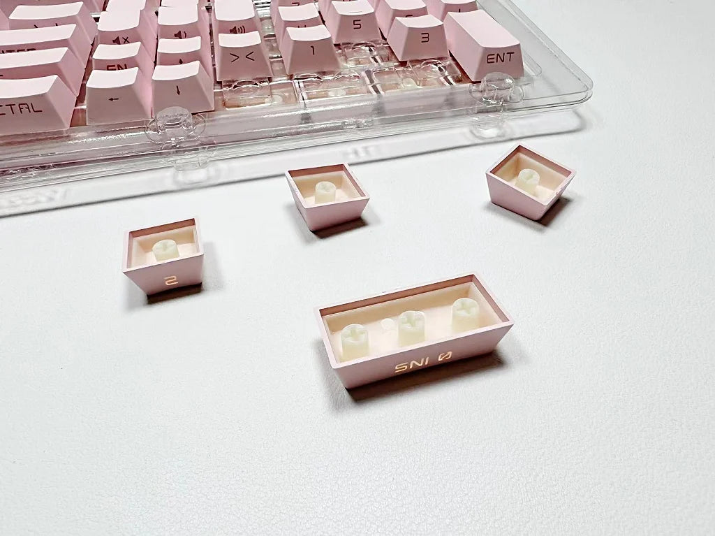 Keycaps retroiluminadas com gravação lateral, 131 teclas, para teclado mecânico Cherry MX Switch, perfil OEM, ABS, keycaps personalizadas DIY