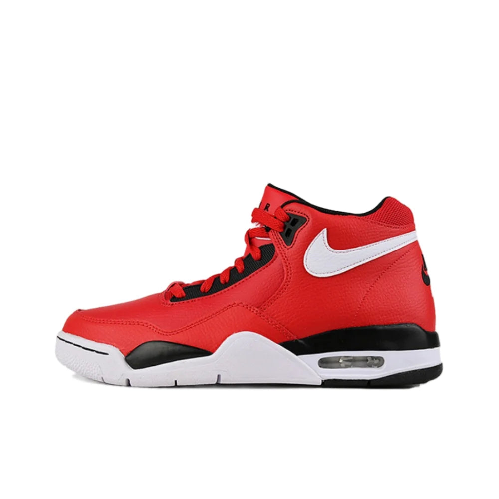 Sneakers da basket retrò Nike Flight Legacy Mid-Top da uomo, nero/bianco, BQ4212-002